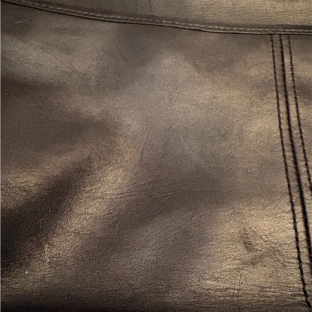 Coach Y2K Black Leather Crossbody Messenger Bag H0769-05238